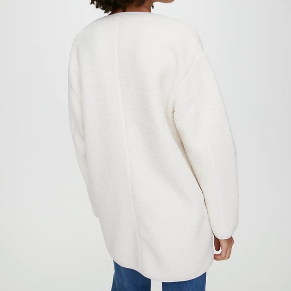 Wilfred Free Long Sherpa Liner Jacket-Brown - Picture 9 of 9